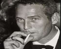 Paul Newman smoking